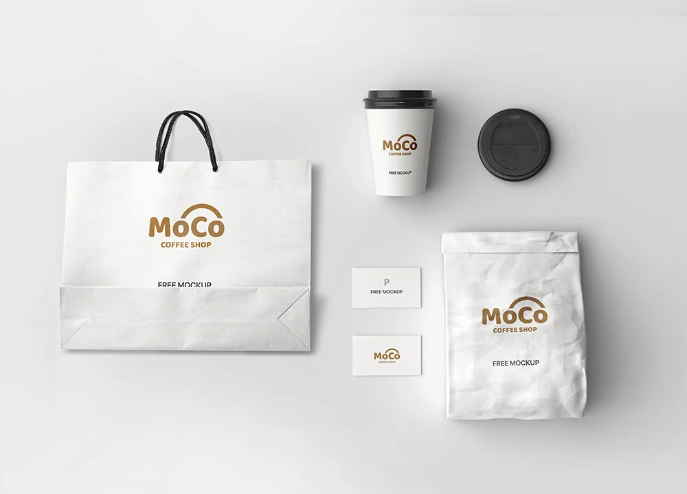 Coffee shop brand identity