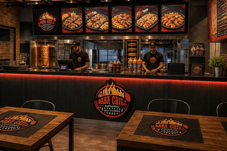 Baba Grill restaurant interior