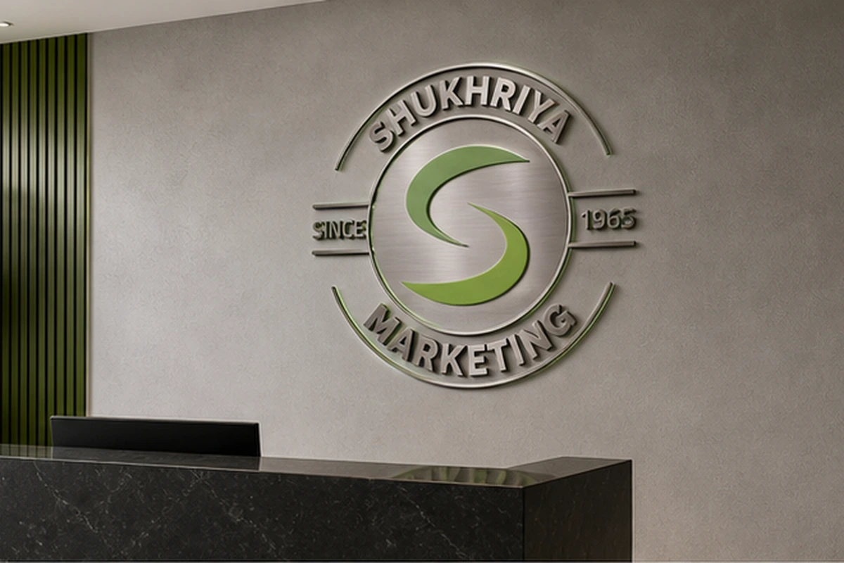 Shukhriya Marketing office reception branding