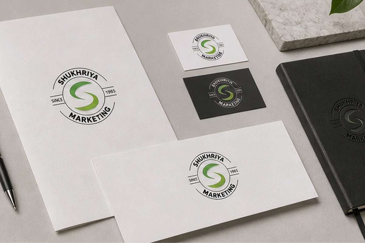 Shukhriya Marketing corporate print collateral