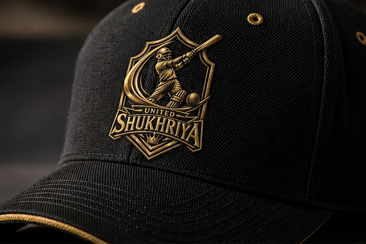 United Shukhriya branded cap supplied by the client