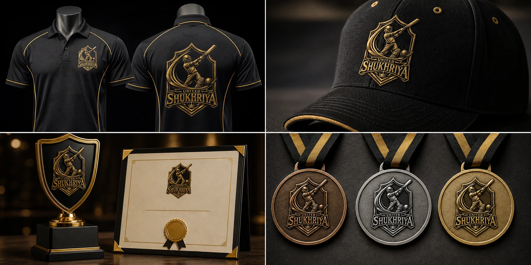 United Shukhriya supplied branded merchandise range