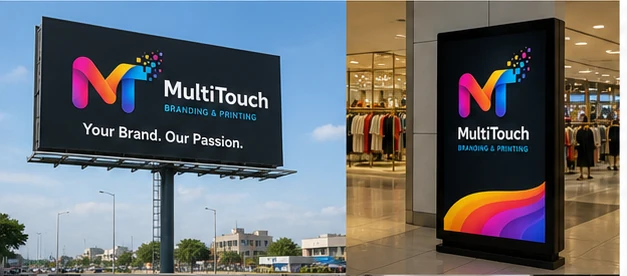 Indoor & Outdoor Advertising finished product sample