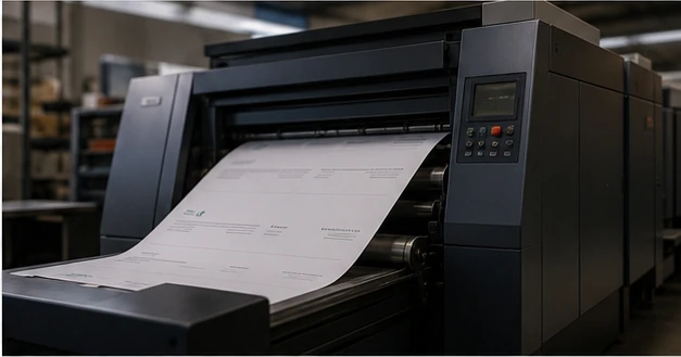 Letterheads & Envelopes production equipment and process