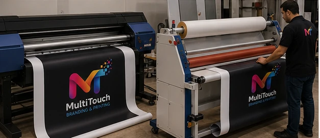 Roll-Up Standees production equipment and process