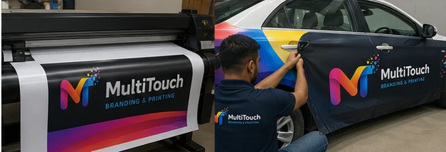 Vehicle Branding & Car Wraps production equipment and process