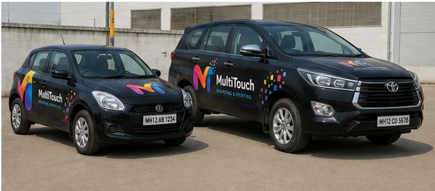 MultiTouch small and large Indian vehicle wraps