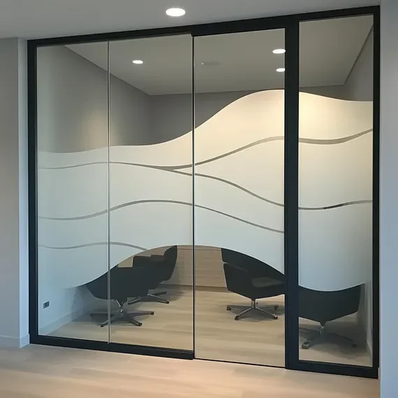 Office frosting and branding